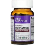 Залізо, ферментований комплекс, Fermented Iron Complex, New Chapter, 90 таблеток: ціни та характеристики