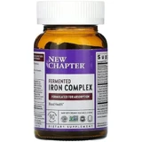 Залізо, ферментований комплекс, Fermented Iron Complex, New Chapter, 90 таблеток