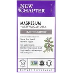 Магний и Ашваганда, Magnesium + Ashwagandha, New Chapter, 60 таблеток: цены и характеристики