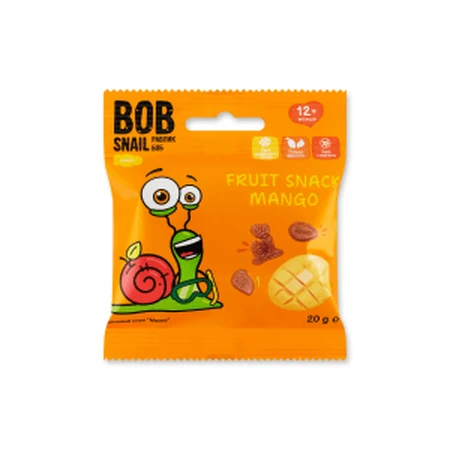Снек Bob Snail Baby фруктовый для детей с 12 месяцев Манго, 20 г: цены и характеристики