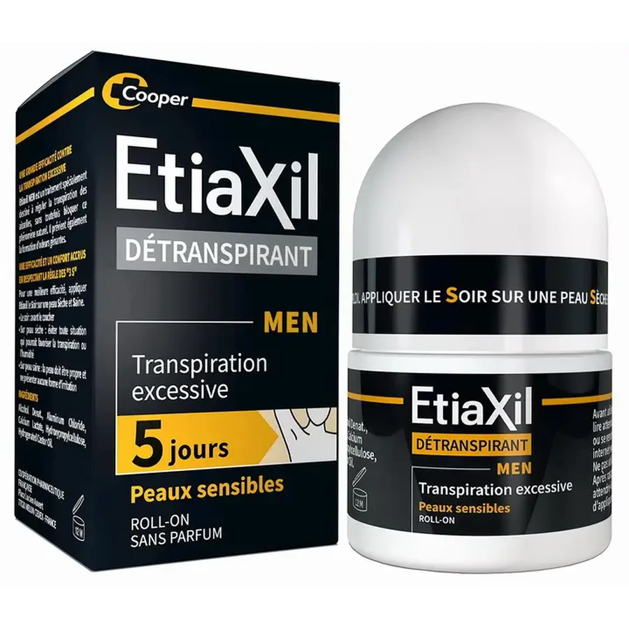 Антиперспірант чоловічий Etiaxil Men Sensitive для чутливої шкіри, 15 мл: ціни та характеристики