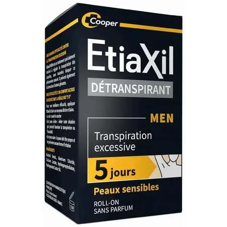 Антиперспірант чоловічий Etiaxil Men Sensitive для чутливої шкіри, 15 мл: ціни та характеристики