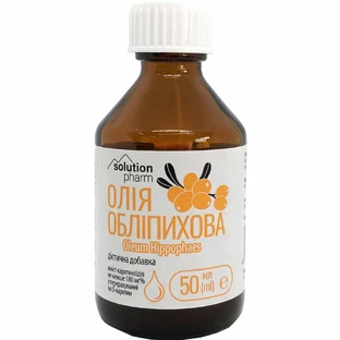Обліпихова олія Solution Pharm по 50 мл у флак. пласт.