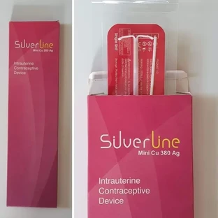 Спираль внутриматочная Silverline Cu 380 Ag Mini