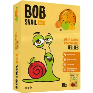 Натуральний фруктовий мармелад Bob Snail Манго-Гарбуз-Чіа 90 г