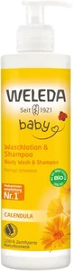 Шампунь-гель дитячий Weleda Baby Calendula для волосся та тіла, 400 мл