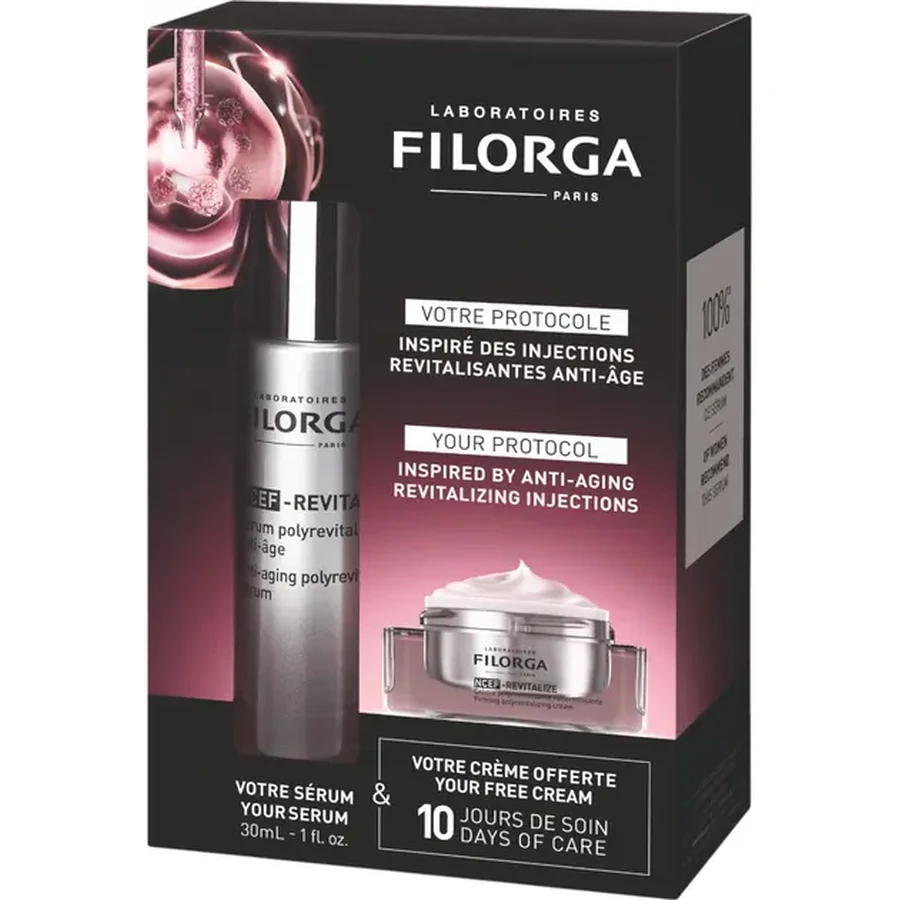Набір Filorga NCEF-Revitalize Anti-Aging Set сироватка 30 мл + крем 10 мл : ціни та характеристики