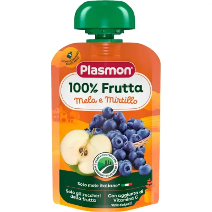Пюре детское Plasmon Яблоко, голубика 100 г: цены и характеристики