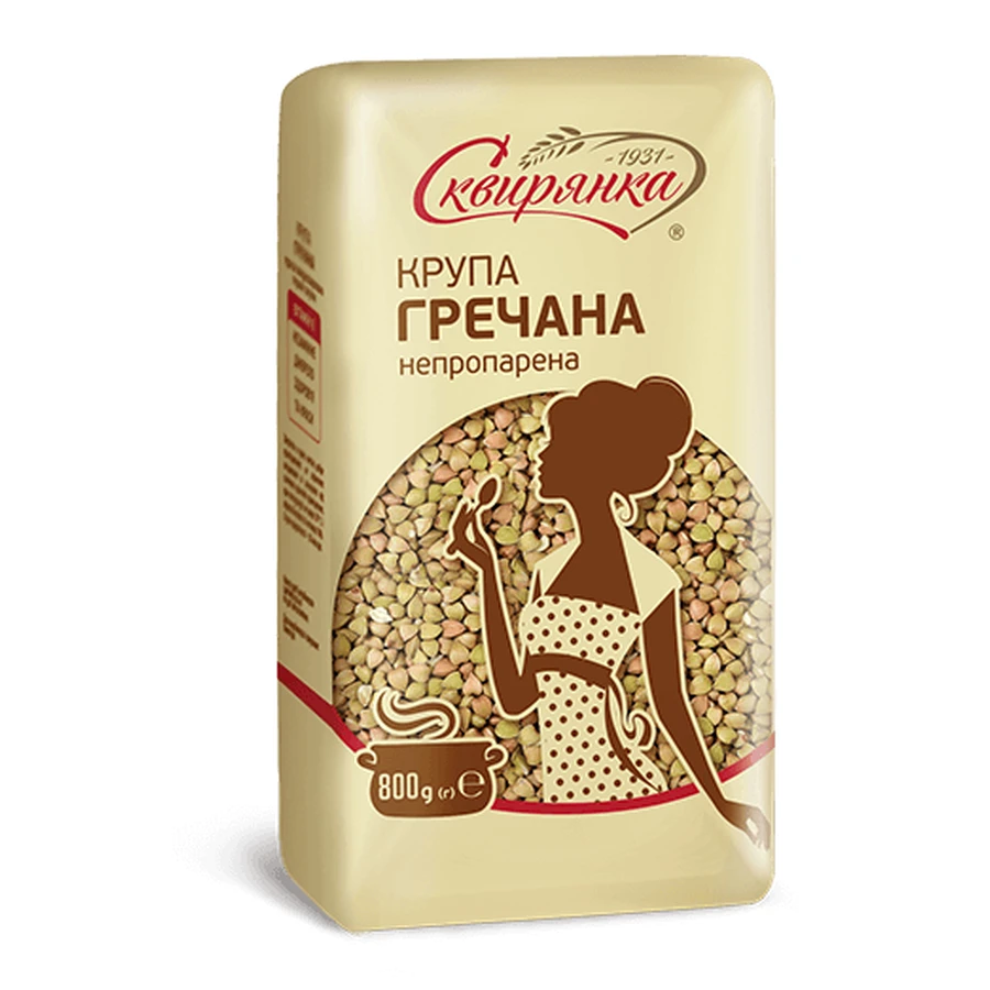 КРУПА ГРЕЧАНА ШВИДКОЗВАРЮВАНА. Сквирянка. 800 гр.: ціни та характеристики