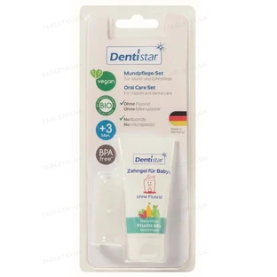 Набор Dentistar Щетка с гелем для чистки, 40 мл