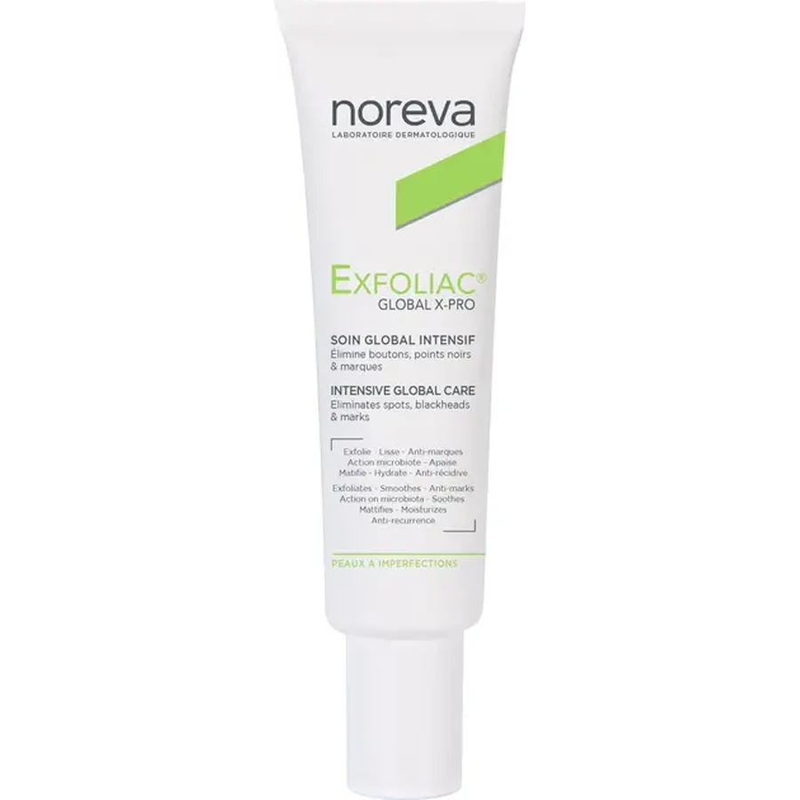 Гель для лица Noreva Exfoliac global X-PRO для проблемной кожи, 30 мл: цены и характеристики