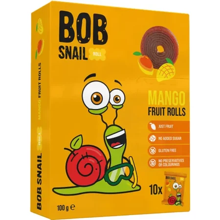 Конфеты Bob Snail Roll натуральные манго, 100 г: цены и характеристики