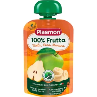 Пюре детское Plasmon Яблоко, груша, банан 100 г