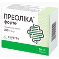 Преолика форте таблетки по 200 мг №30 (10х3)
