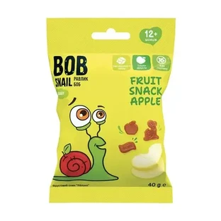 Фруктовый снек Bob Snail Яблоко от 12 месяцев, 40 г