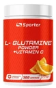 L-глютамин + Витамин C Sporter L-Glutamine + Vitamin C апельсин, 300 г