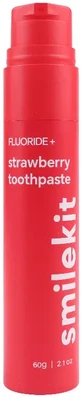 Зубная паста SmileKit Fluoride+ с фторидом и вкусом клубники, 60 г