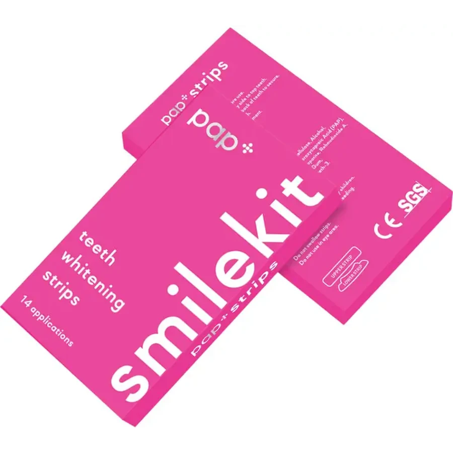 Полоски для зубов SmileKit PAP+ отбеливающие, 28 штук: цены и характеристики