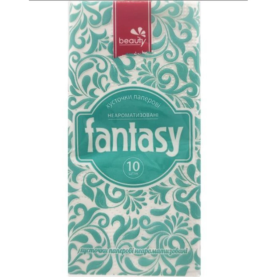 Бумажные платки Fantasy без аромата, №10: цены и характеристики