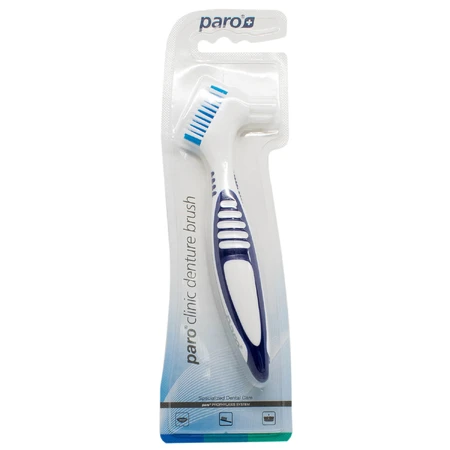 Щетка Paro Swiss clinic denture brush для зубных протезов: цены и характеристики