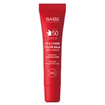 Бальзам-тинт для губ и щек BABE Laboratorios Sun Protection солнцезащитный с гиалуроновой кислотой и пептидами red SPF 50 20 мл: цены и характеристики