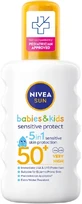 Дитячий сонцезахисний спрей NIVEA Sun Babies &amp; Kids Захист для чутливої шкіри SPF 50+ 200 мл