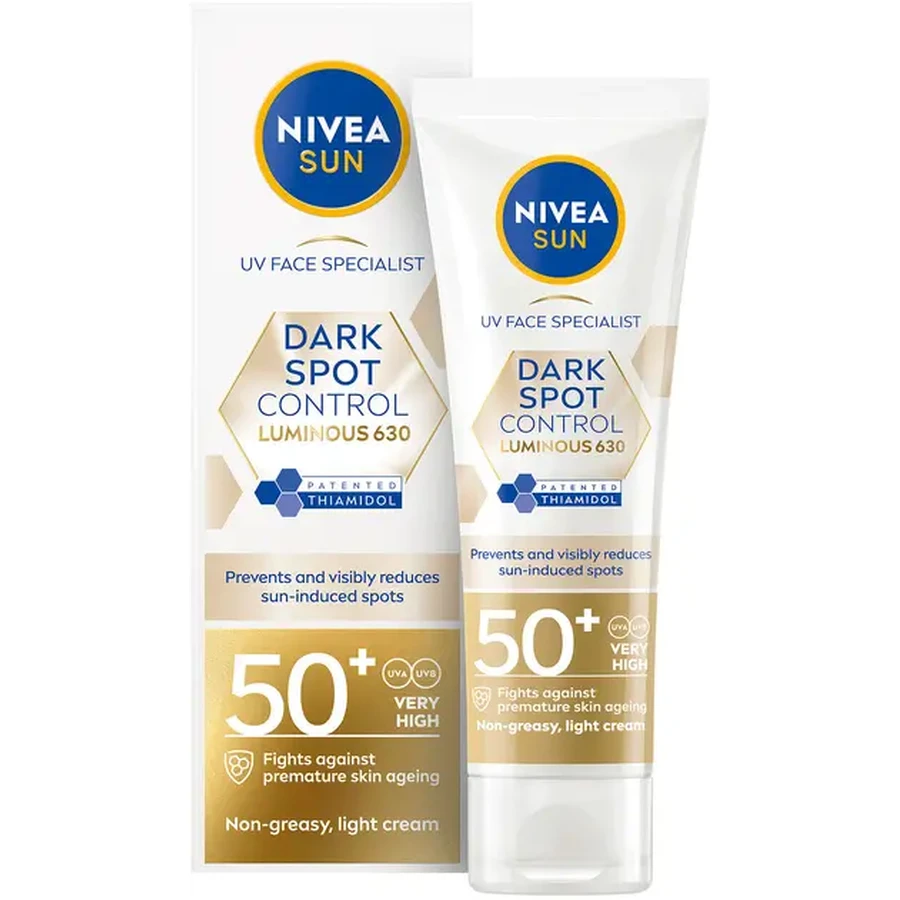 Солнцезащитный крем-флюид NIVEA Sun Luminous 630 Контроль пигментации SPF 50+ 40 мл: цены и характеристики