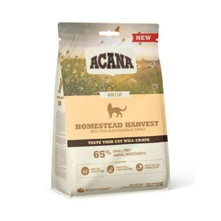 Acana Homestead Harvest – Сухий корм з куркою, індичкою і качкою для котів; 340 г
