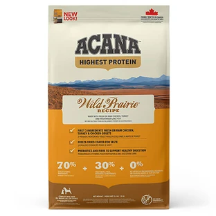 Acana Wild Prairie Recipe – Сухий корм з м'ясом курчат і індички для собак всіх порід на всіх стадіях життя; 11,4 кг
