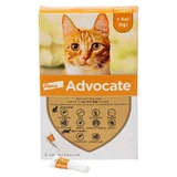 Advocate (Адвокат) by Elanco Animal - Противопаразитарные капли для котов и хорьков от блох, вшей, клещей, гельминтов (1 пипетка); до 4 кг