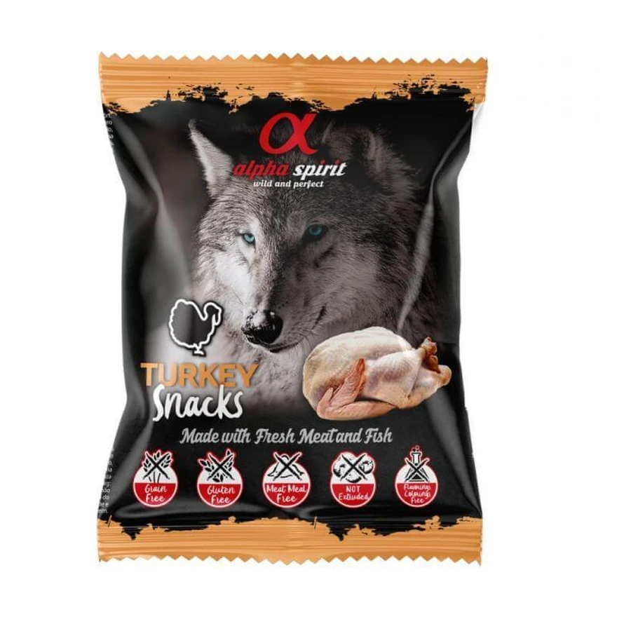 Alpha Spirit (Альфа Спіріт) DOG Snacks Turkey - Напіввологий смаколик з індичкою для собак; 50 г: ціни та характеристики