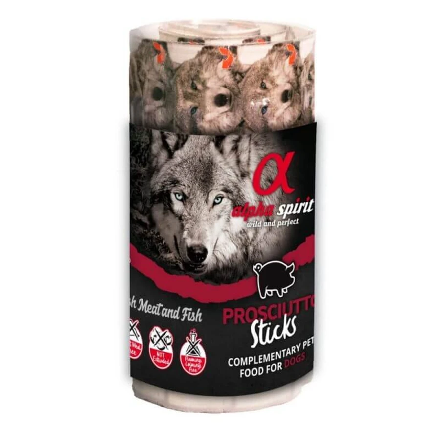 Alpha Spirit (Альфа Спіріт) DOG Sticks Prosciutto - Напіввологий смаколик з прошутто для собак; 160 г: ціни та характеристики