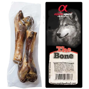 Alpha Spirit (Альфа Спирит) Ham Bones Two Half - Мясная косточка для собак (две половинки); 2x12 см