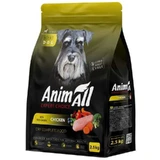 AnimAll Expert Choice - Сухий корм зі свіжою куркою для собак; 2,5 кг