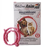 AnimAll VetLine (ЭнимАлл ВетЛайн) Ошейник противопаразитарный для собак и котов от блох и клещей; 35 см (Коралловый)