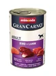 Animonda (Анимонда) Gran Carno Adult Rind+Lamm - Консервированный корм с говядиной и ягненком для взрослых собак (рубленное мясо); 400 г