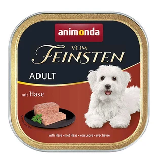 Animonda (Анімонда) Vom Feinsten Adult - Консервований корм у вигляді паштету з кроликом для дорослих собак; 150 г