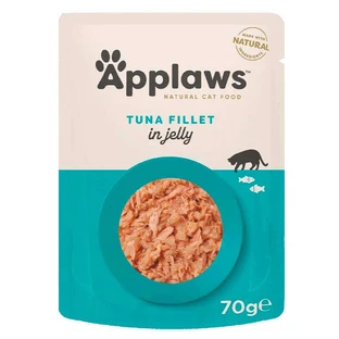 Applaws (Апплавс) Natural Cat Food Tuna Fillet in Jelly - Натуральный влажный корм с филе тунца для котов, пауч (кусочки в желе); 70 г