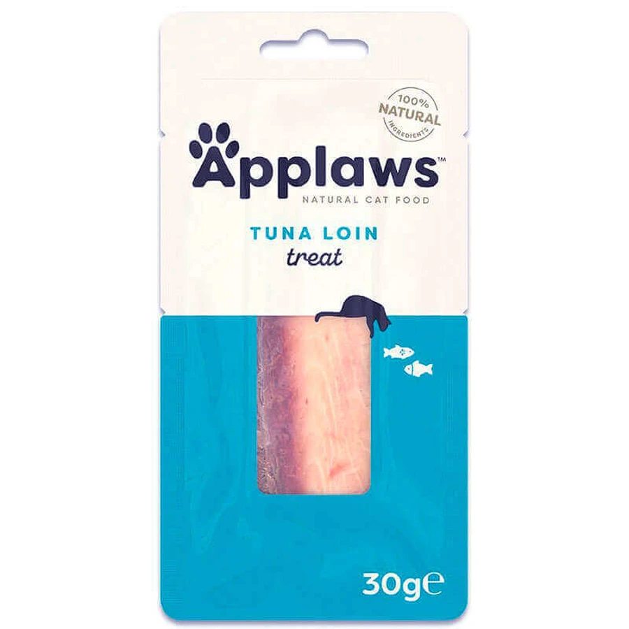 Applaws (Апплавс) Natural Cat Treat Whole Tuna Loin - Натуральное лакомство из цельного филе тунца для котов; 30 г: цены и характеристики