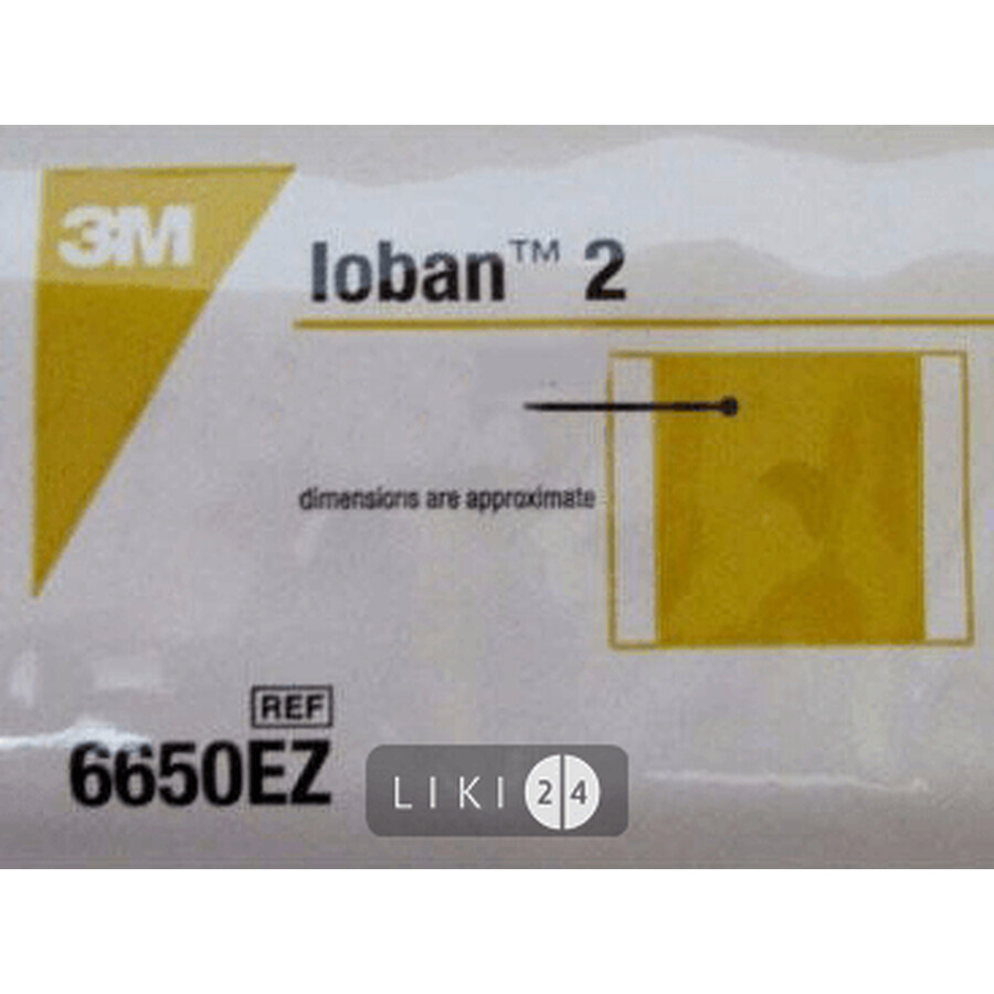 Антимікробна хірургічна плівка ioban2 35 см х 35 см: ціни та характеристики