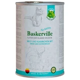 Baskerville (Баскервиль) Консервированный корм с олениной, кроликом и кошачьей мятой холистик для взрослых котов; 400 г