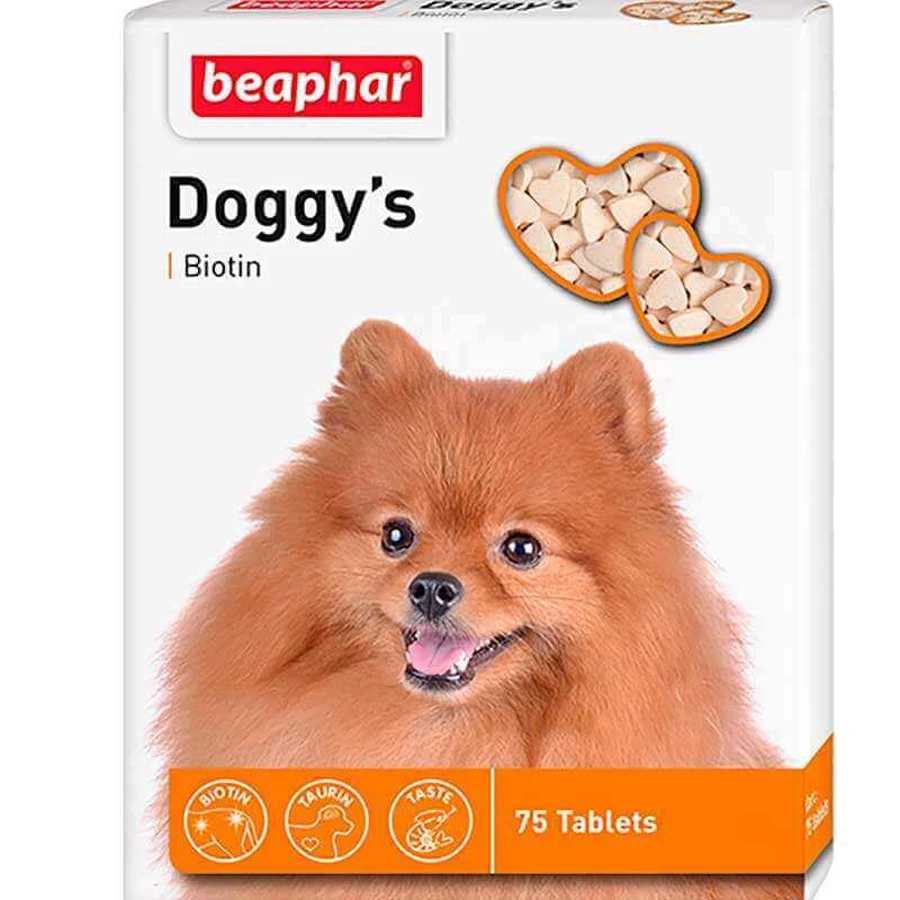 Beaphar (Беафар) Doggy's Biotin - Мультивітамінний комплекс з біотином для собак; 75 г: ціни та характеристики