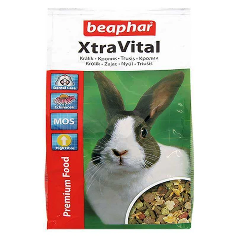 Beaphar (Беафар) Xtra Vital Rabbit - Повнораціонний корм преміум-класу для кроликів; 1 кг: ціни та характеристики