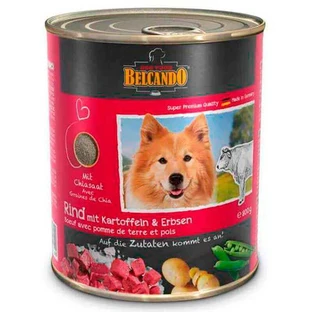 Belcando (Белькандо) Консервированный корм с говядиной, картофелем и горохом для взрослых собак; 800 г