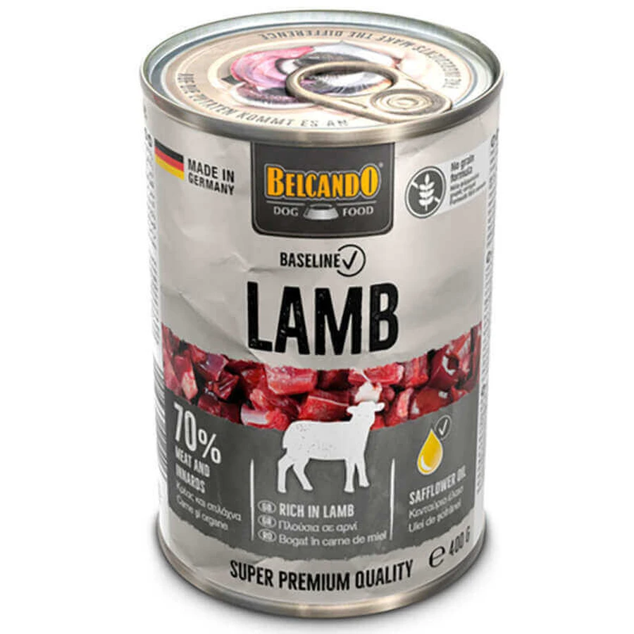 Belcando Baseline Lamb - Консервований корм з ягням для дорослих собак; 400 г: ціни та характеристики