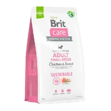 Brit Care Dog Sustainable Adult Small Breed - Сухий корм з куркою та комахами для дорослих собак дрібних порід; 7 кг
