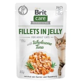 Brit Care Fillets in Jelly Wholesome Tuna – Влажный корм с тунцом для котов (филе в желе); 85 г