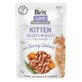 UAnimals Brit Care KITTEN Fillets in Jelly Savory Salmon - Вологий корм з лососем для кошенят (філе в желе); 85 г