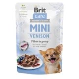 Brit Care Mini Venison - Вологий корм з дичиною для собак дрібних і міні-порід (філе в соусі); 85 г