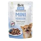 Brit Care Mini Venison - Вологий корм з дичиною для собак дрібних і міні-порід (філе в соусі); 85 г